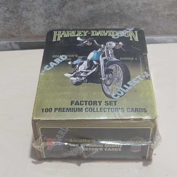 1992 Harley Davidson Factory Set 100 Premium Collectors Cards Series 2 Sealed - Picture 4 of 8